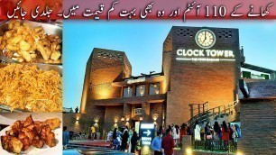 'Clock Tower The Food Bazaar Review | Best Hi Tea in Karachi | 110 Food Items'