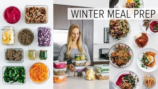 'MEAL PREP for WINTER | healthy recipes + PDF guide'