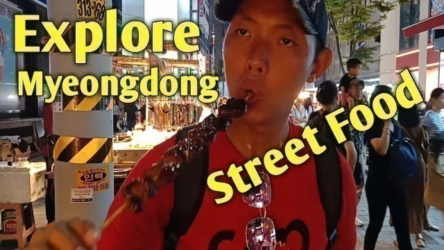 'Explore Myeongdong street food dan shopping underground. VLOG KOREA #21'