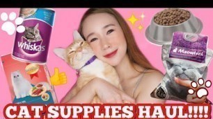 'CAT SUPPLIES HAUL // CAT MUST HAVES!!! (PHILIPPINES)'