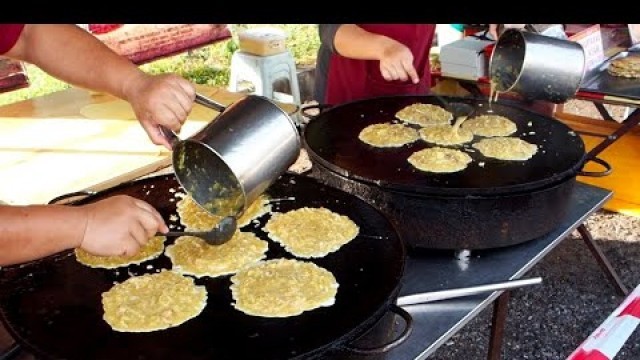 'Amazing handmade AZMIEE MURTABAK BULAT IPOH - Malaysian Street Food'