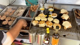 'Handmade patty of burn burger | THE BURGER CORNER - Malaysian Street Food'