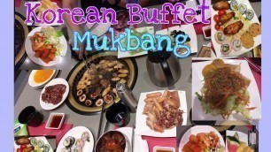 'Korean buffet Mukbang/Korean food in Hongkong restaurant'