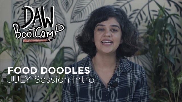 'Learn FOOD DOODLING + recipe doodle | JULY session Intro | 2020'