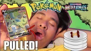 '*FOOD COMA TYRANITAR PULLED* Pokemon Battlestyles Booster Box Opening!'