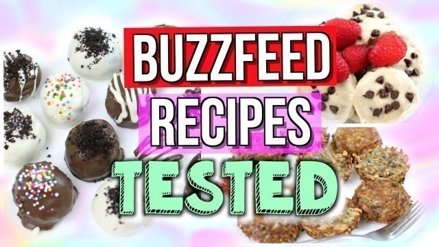 'DIY Buzzfeed Recipes TESTED | Testing Easy Food Recipes 2016| JENerationDIY'