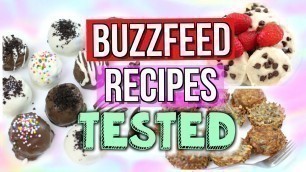 'DIY Buzzfeed Recipes TESTED | Testing Easy Food Recipes 2016| JENerationDIY'