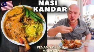 'The BEST Nasi Kandar in PENANG Malaysia? MAMAK Malaysian Street Food in Penang'