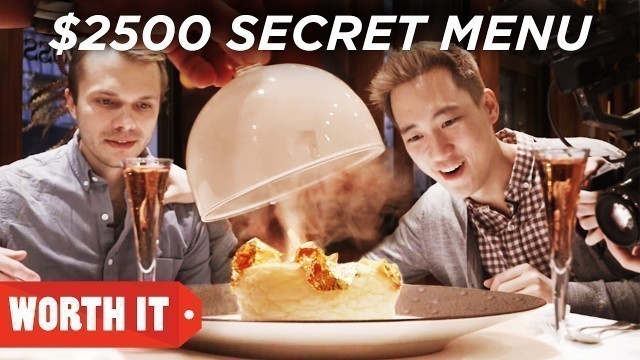 '$7 Secret Menu Vs. $2,500 Secret Menu'