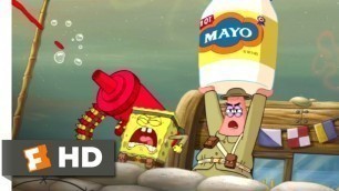 'The SpongeBob Movie: Sponge Out of Water (2015) - Food Fight Scene (1/10) | Movieclips'