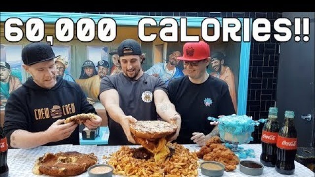 'The BIGGEST FOOD CHALLENGE in AUSTRALIA! (60,000 Calories) EPIC MEAL TIME SIZE CHEAT MEAL'