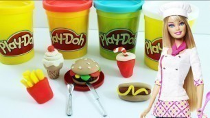 'Make Play-Doh Doll fast food- Doll Crafts - simplekidscrafts - simplekidscrafts'