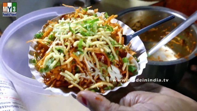 'TOP MUMBAI STREET FOODS | MAKING OF CHINESE BHEL RECIPE | Crispy Noodle Salad | street food'