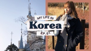 'Lotte world + street food in Myeong-dong! | vlog.07 | KOREA VLOG EP.01'