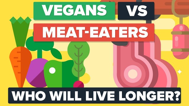 'VEGANS vs MEAT EATERS - Who Will Live Longer? Food / Diet Comparison'