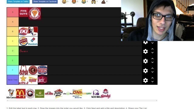 'Completely Factual Fast Food Tier List'
