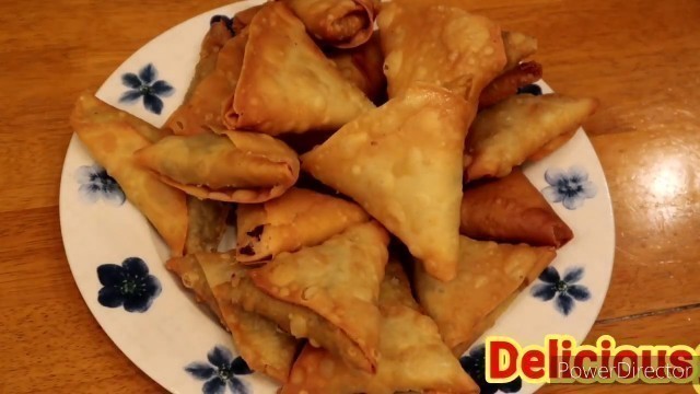 'ETHIOPIAN FOOD -Delicious Lentil Samosa Recipe'