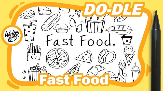 'DOODLE - FAST FOOD'