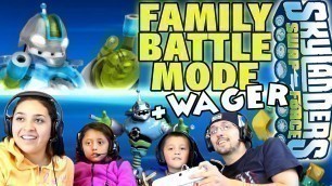 '4 Player Swap Force Battle Mode: Family Food Wager + Bouncer Renaming Winners (Rumble + Ring Out)'