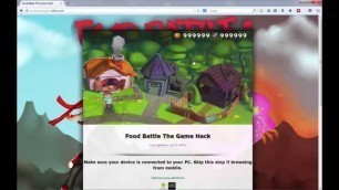 'Food Battle The Game - How to and PROOF of Food Battle The Game Cheats'