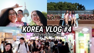 'KOREA VLOG #4 | NAMSAN TOWER, SEOUL STATION & STREET FOOD 