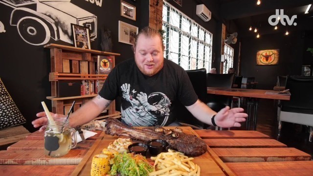 'Malay Britishman Gets Food Coma Eating This Massive Tomahawk Steak!'