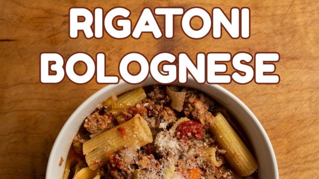 'Rigatoni Bolognese - Food Coma: My Seventies Kitchen - Episode 15'