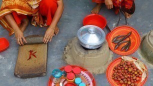 'Village Food | Sylheti Style Sidoler Sura Curry Recipe | Grandmother Recipes'