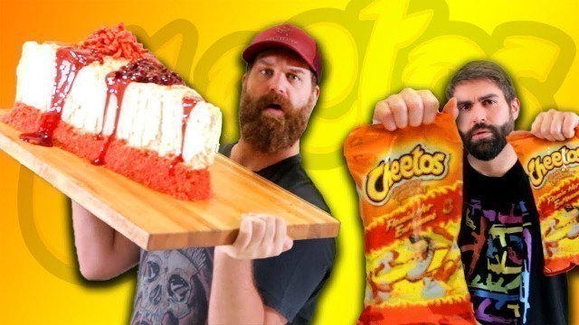 '60lb Flamin\' Hot Cheetos Cheesecake - Epic Meal Time'