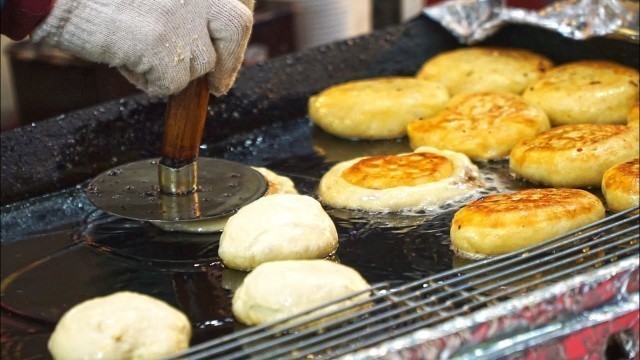 'Korean Street Food at Myeongdong Night Market'