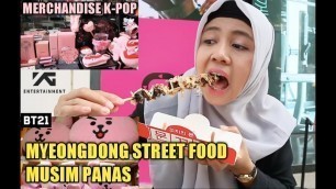 'MYEONGDONG STREET FOOD & BELI MERCHANDISE K-POP BLACKPINK'