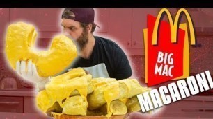 'Over 70 Big Mac\'s in this Mac & Cheese - Epic Meal Time'