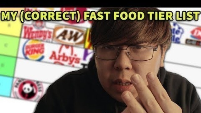 'FAST FOOD TIER LIST EXPLANATION!!! MCDONALD IS THE BEST'