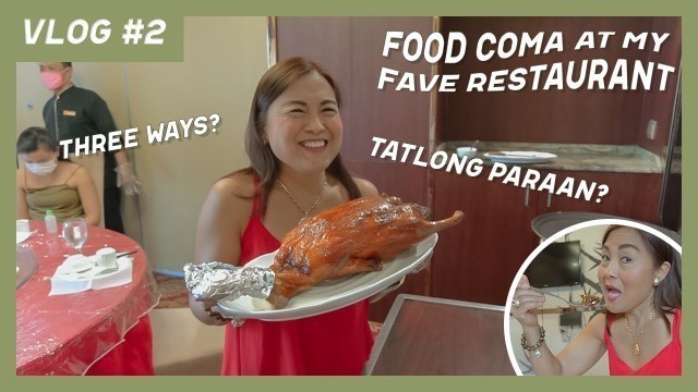 'FOOD COMA AT MY FAVORITE RESTAURANT!! PEKING DUCK 3 WAYS'