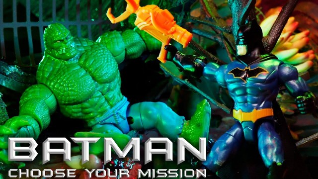 'Batman Swamp Food Battle | Swamp Showdown - Batman Choose Your Mission | DC Kids'