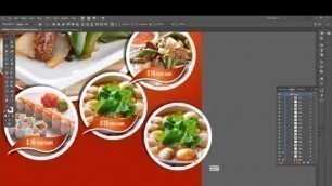 'How To Design  Food  Flyer   Illustrator Tutorial'