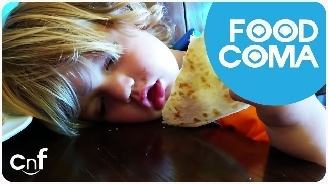 'Five Phases Of A Food Coma | Thanksgiving Dinner for Cuties'