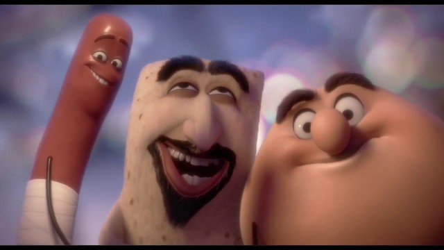 'The sausage party orgy but every cuss word is replace with firewater fucking twink'