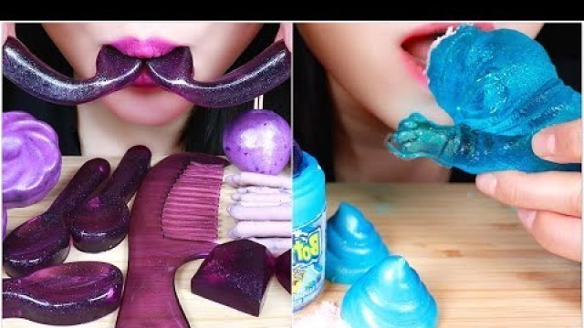 'ASMR SATISFYING JELLY EATING SOUNDS COMPILATION #3 jello food 젤리 먹방 JELLY MUKBANG ゼリーを食べる音 咀嚼音 Abbey'