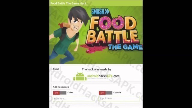 'Food Battle The Game Hack APK Coins and Crystals'