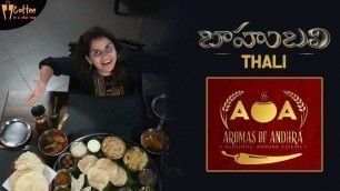 'Baahubali Bhojanam  Thali  Aromas of Andhra | Food Coma Ep.23 |Coffee in A Chai Cup'