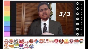 'RecReacts: Reviewbrah\'s Fast Food Tier List 3/3'