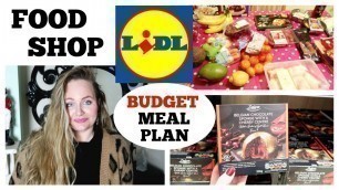 'LIDL FOOD SHOP / BUDGET LARGE FAMILY & MEAL PLAN /Deluxe Christmas Range, meal ideas'