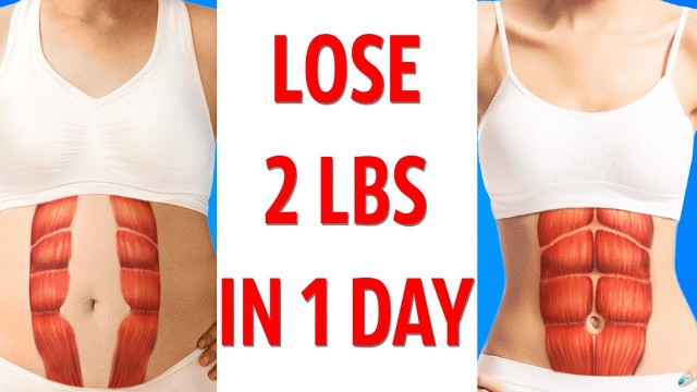 'Diet Plan to Lose 2Lbs in 1 Day / 1KG in 1 Day'