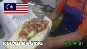 'MUST EAT MALAYSIAN STREET FOOD || MALAYSIAN KEBAB || MELAWATI KEBAB'