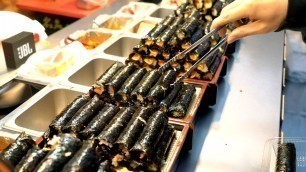 '[4K] Little Gimbap!  /myeong-dong / Korean Street Food'