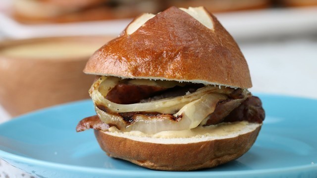 'Beer Brat Sliders  // Presented by BuzzFeed and Sausage Party'