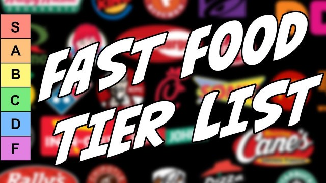 'FAST FOOD TIER LIST // FOOD CENTRAL TV'