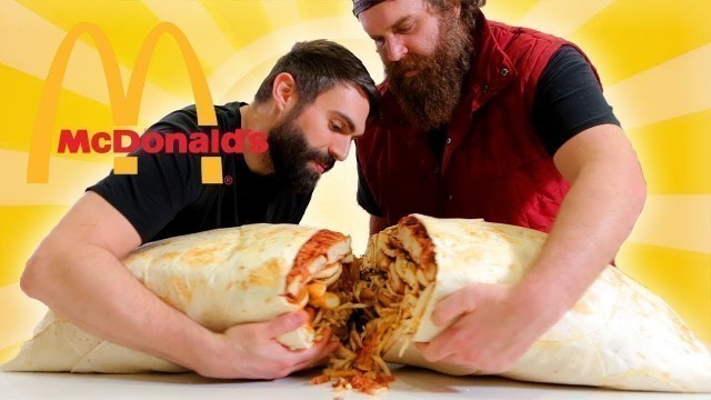 '200 McDonald\'s Burger Burrito - Epic Meal Time'