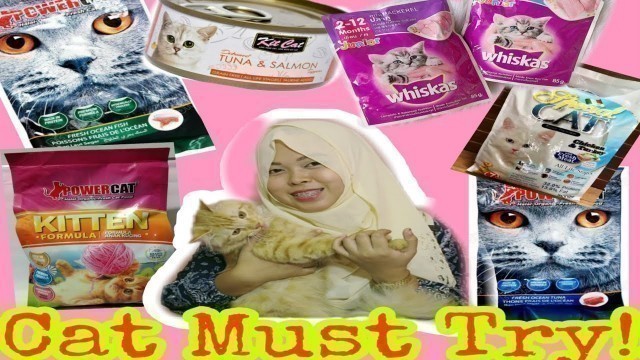 'CAT FOOD REVIEW // CAT MUST TRY by Abnoys\' TV 2020'